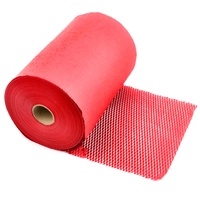 Scored Honeycomb Paper Red 30cm 100m