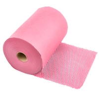 Pink Honeycomb Cut Paper 30cm x 100m