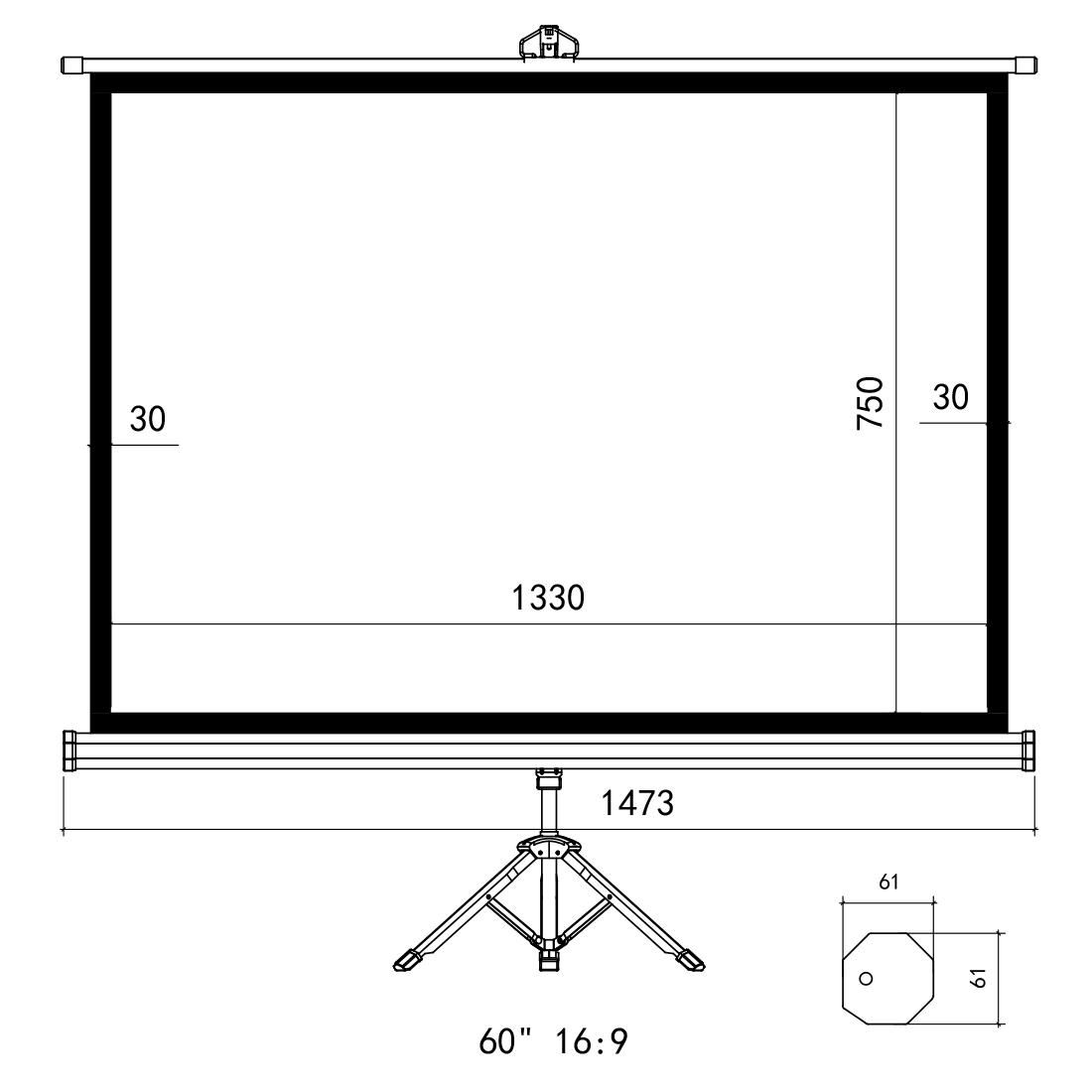 Ekran projekcyjny, przenośny ekran, kino domowe, projektor, projekcja, kino na podwórku, zewnętrzne kino domowe, ekran do projektora, projekcyjny ekran, Spacetronik, 84 cale, kino domowe, wysoka jakość, ekran 4K, ekran na zewnątrz, ekran HD