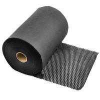 Geschnittenes Honigwabenpapier Schwarz 30cm x 100m